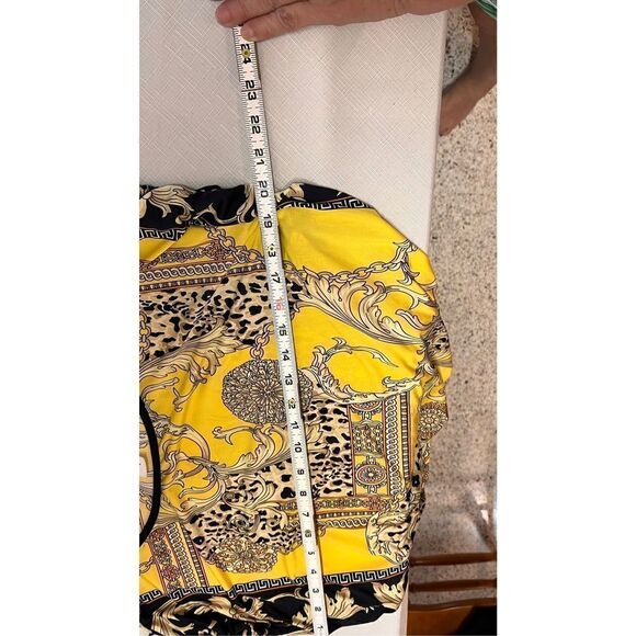 BODY CENTRAL YELLOW PAISLEY BLOUSE SIZE S - Picture 8 of 9